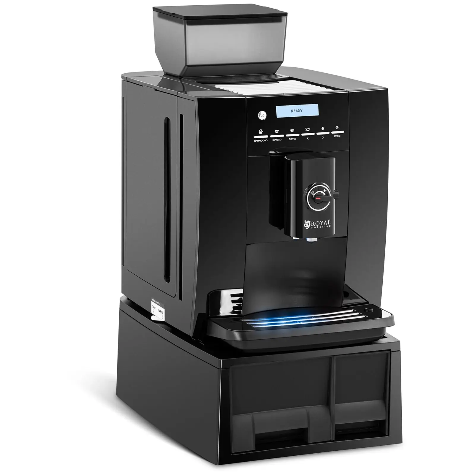 Fuldautomatisk kaffemaskine - 750 g bønner - mælkeskummer