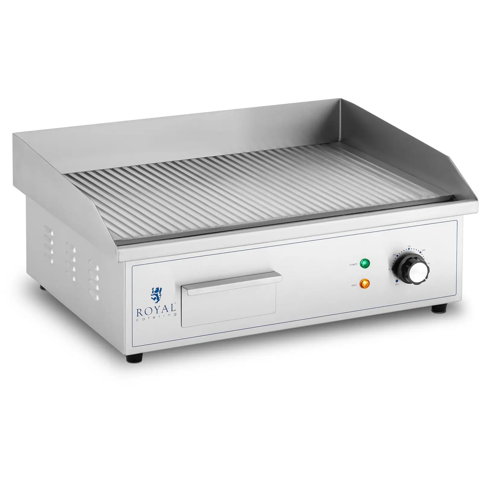 Stegeplade - 550 x 350 mm - Royal Catering - 3,000 W