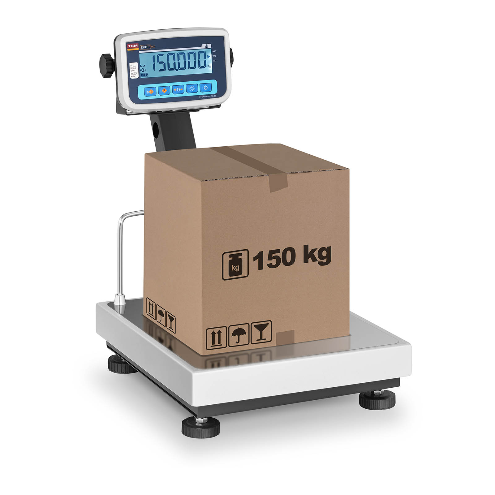 Industrivægt - certificeret - 150 kg / 50 g