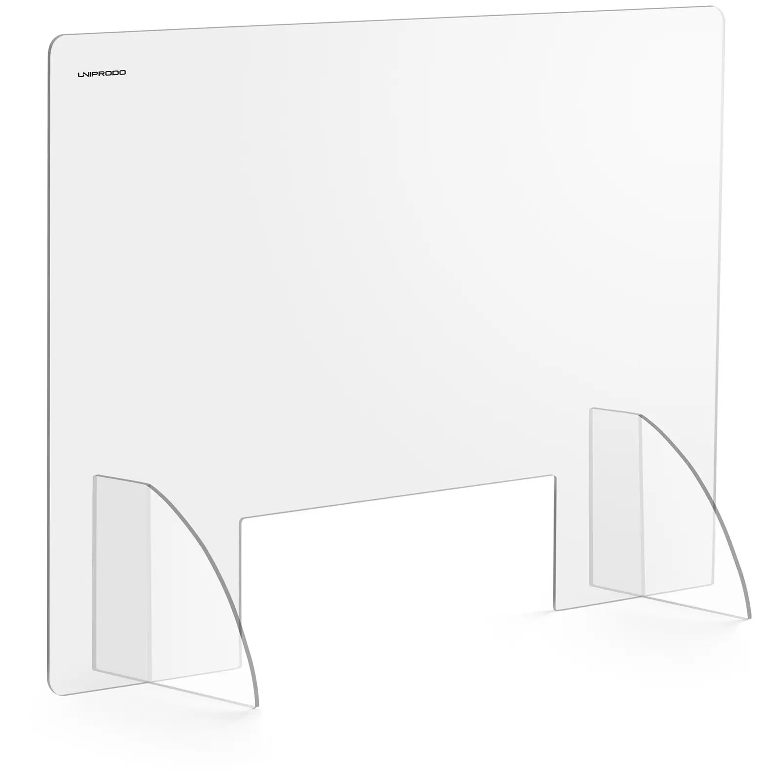 Plexiglas-skærm - 95 x 65 cm - luge 45 x 15 cm