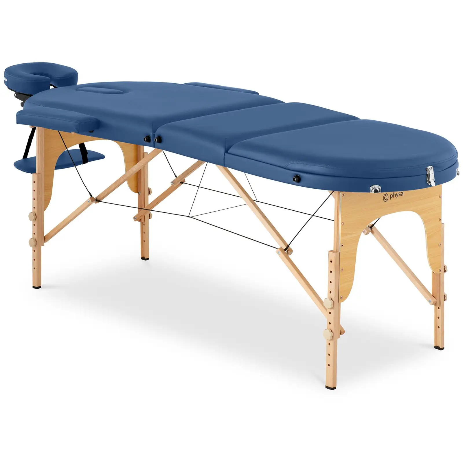Massagebriks sammenklappelig - 185-211 x 70-88 x 63-85 cm - 227 kg - Blue