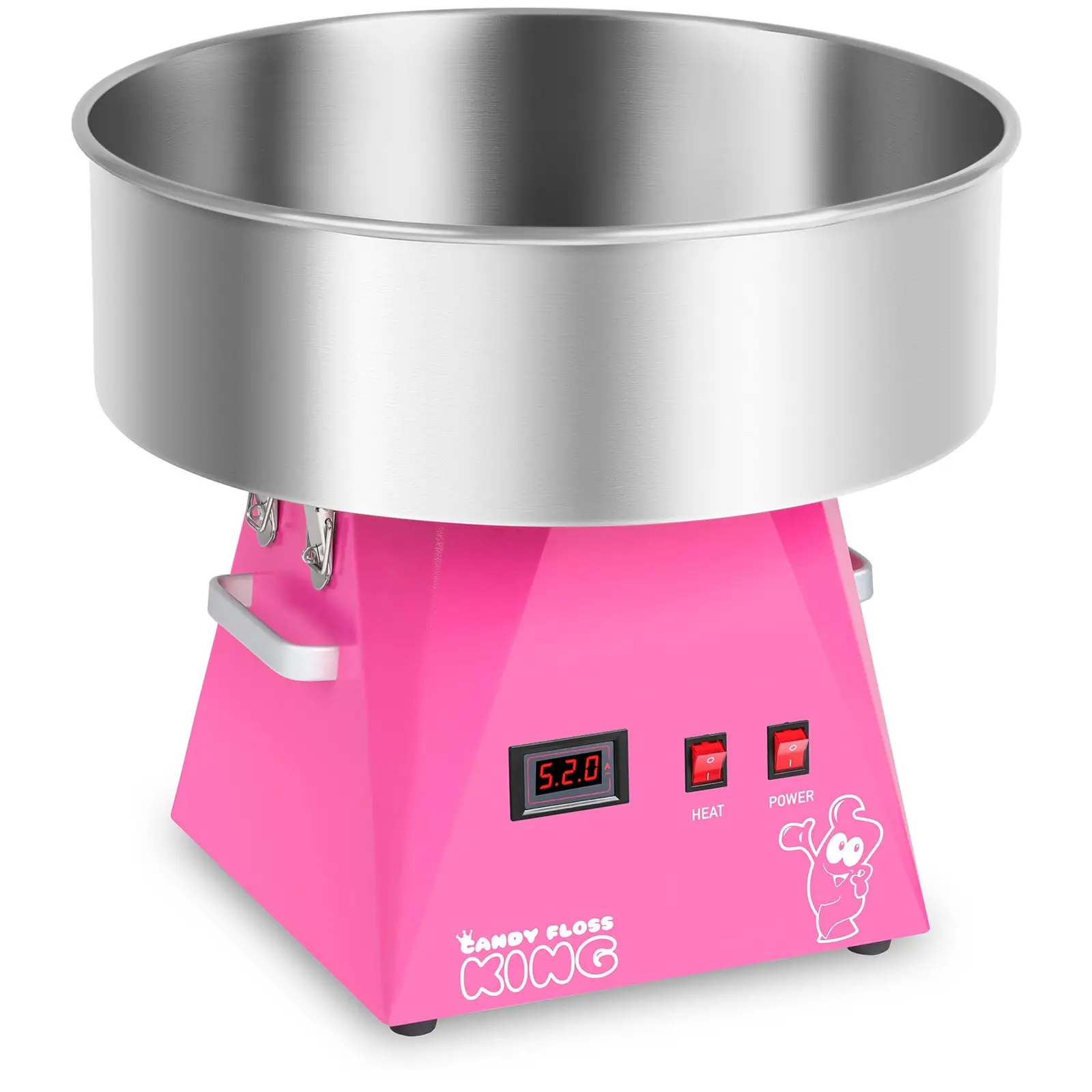 Candyfloss-maskine - 52 cm - pink