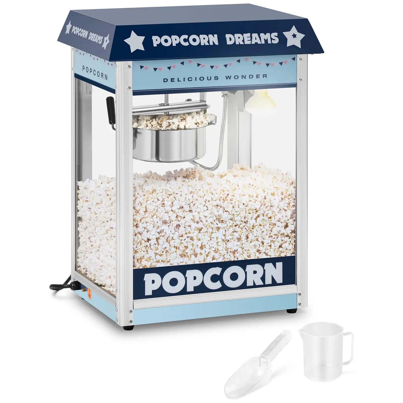 Popcornmaskine - blå