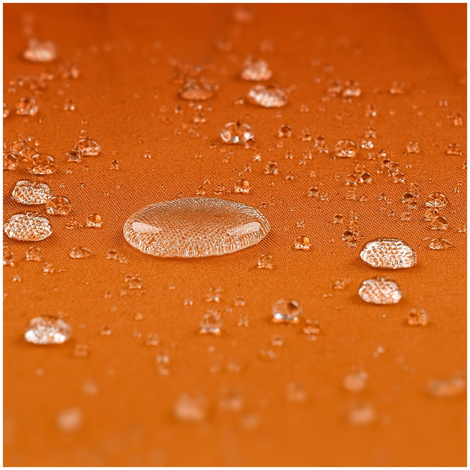 Hængeparasol - Orange - rund - 300 cm i diameter