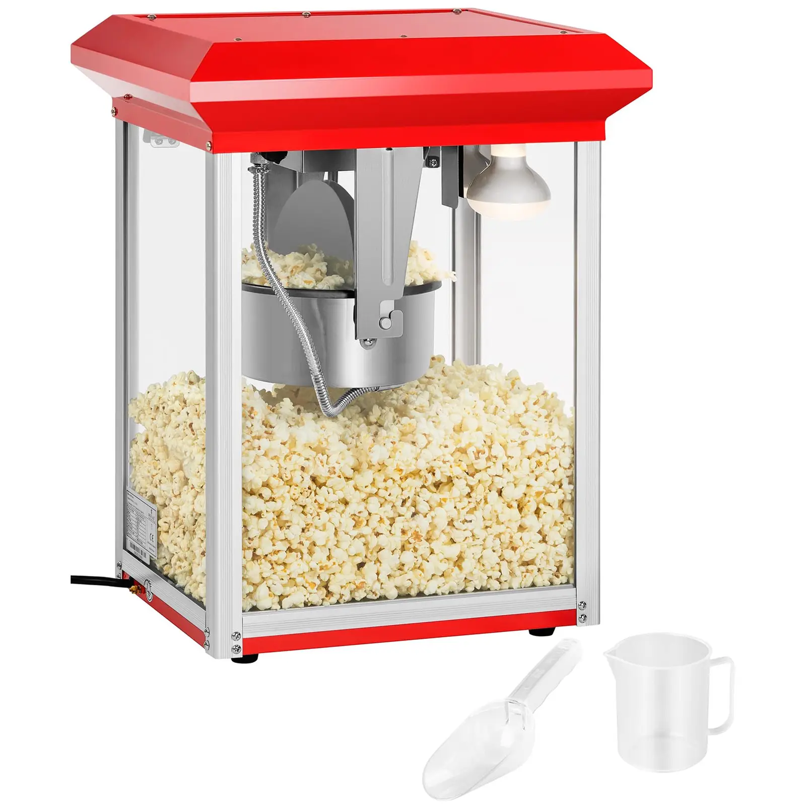 Popcornmaskine rød - 8 ounce