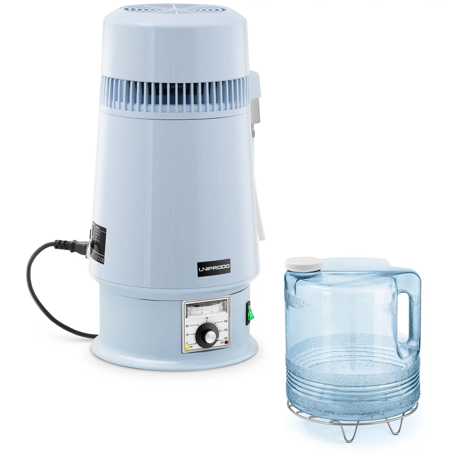 Vand-destillator - 4 l - temperaturregulering