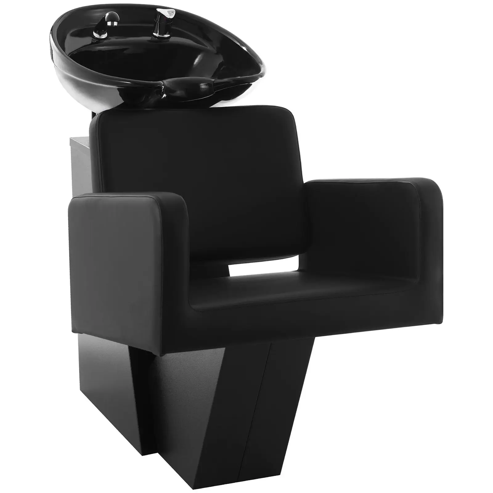 Frisørstol med vask - 600 x 505 mm -  Black